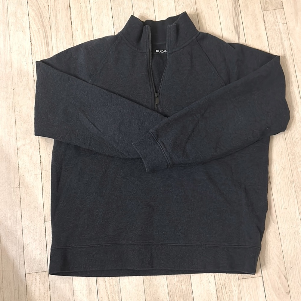 Naadam cotton cashmere raglan sweater M